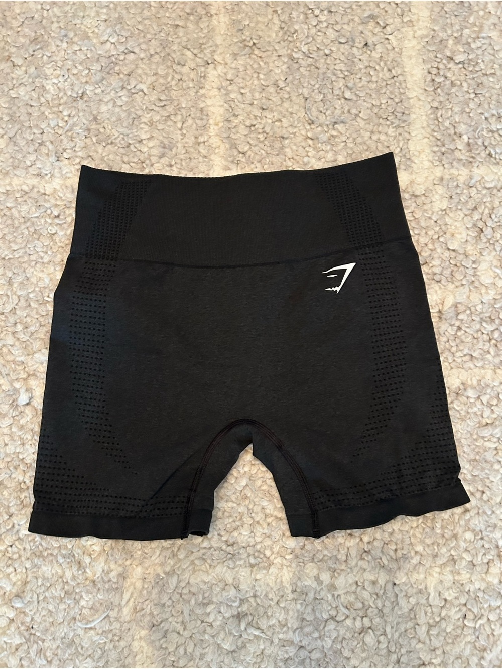 Gymshark Black Seamless High-Waist Bike Shorts